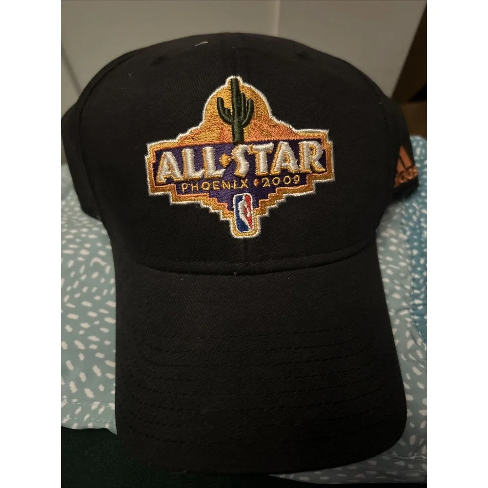 2009 NBA All-Star Game Phoenix Adidas Hat Cap ASG Black Strap‎ Back Adjustable